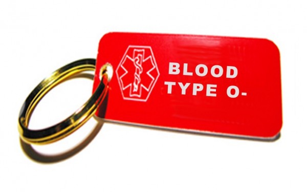 o negative blood type