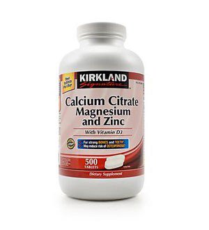 Kirkland-Signature-Calcium-Citrate-Magnesium-and-Zinc-Supplement - Food ...